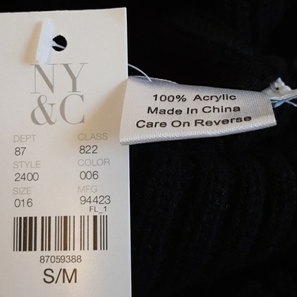 NWT. Turtleneck Sweater Poncho By New York & Co - Picture 4 of 6